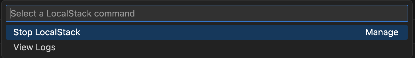 Stop LocalStack Toolkit